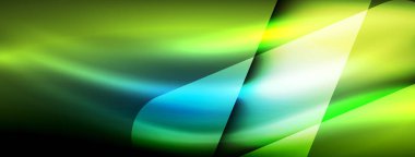 Neon ışıklı çizgi vektörleri: canlı renkler, parlak çizgiler. Neon tabelalardan esinlenerek büyüleyici bir tasarım. Web siteleri, reklamlar ve daha fazlası için elektrik enerjisi