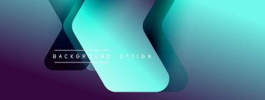 Enerjik geometrik arkaplan harmonik hareket içinde dinamik oklardan oluşan bir dizi içeriyor, hız, çeviklik ve kasıtlı akış duygusunu çağrıştırıyor