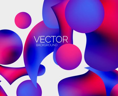 Soyut sıvı kabarcık arkaplanı. Sıvı eğimleri