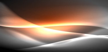 Neon ışıklı dalgalar arka planda dalgalanıyor, ışıltı ve hareketin büyüleyici dansı. Dinamik zemin, enerjinin ve modern estetiğin özünü yakalar