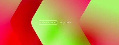 Enerjik geometrik arkaplan harmonik hareket içinde dinamik oklardan oluşan bir dizi içeriyor, hız, çeviklik ve kasıtlı akış duygusunu çağrıştırıyor