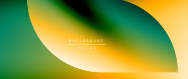 Daireler ve eğimli yuvarlak şekiller. Asgari soyut arkaplan, yuvarlak geometrik şekiller, temiz ve yapılandırılmış tasarım