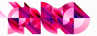 Kare kareli geometrik daireleri olan minimalist bir arka plan, kesin kalıpların senfonisi. Birbirine kenetlenmiş şekiller huzur verici ama büyüleyici bir zemin oluşturur, modernlik ve yapısal zarafet harmanlanır