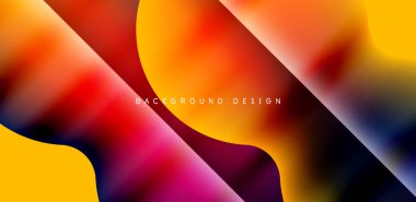 Colorful bubble abstract background with shadow effects. Minimalist geometric vector Illustration For Wallpaper, Banner, Background, Card, Book Illustration, landing page