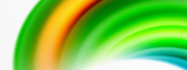 Gökkuşağı rengi ipekten bulanık arka plan beyaz, göz kamaştırıcı bir şekilde canlı arkaplan. Göz kamaştırıcı renk karışımı gökkuşağını, ipeksi ve zarif dalgalı deseni anımsatıyor.