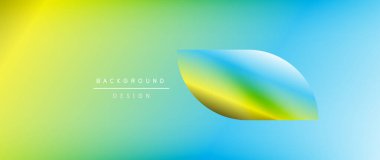 Posterler, kapaklar, afişler, broşürler, web siteleri için parlak renk çemberi ve yuvarlak element minimal geometrik soyut arkaplan