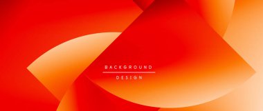 Posterler, kapaklar, afişler, broşürler, web siteleri için parlak renk çemberi ve yuvarlak element minimal geometrik soyut arkaplan