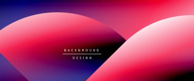 Daireler ve eğimli yuvarlak şekiller. Asgari soyut arkaplan, yuvarlak geometrik şekiller, temiz ve yapılandırılmış tasarım