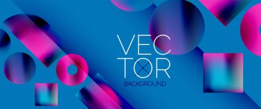 Kareler ve daireler tasarlandı. Metalik efektli akışkan renk eğimleri. Şekillerin sakin sinerjisi, kareleri ve daireleri uyumlu, büyüleyici bir tasarım haline getiriyor.