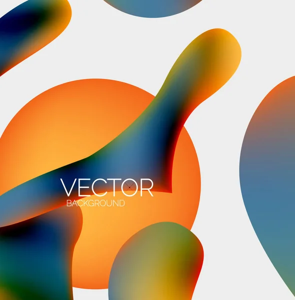ベクトル抽象的な輝く形の背景 — ストックベクタ