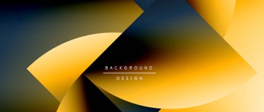 Daireler ve eğimli yuvarlak şekiller. Asgari soyut arkaplan, yuvarlak geometrik şekiller, temiz ve yapılandırılmış tasarım