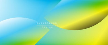 Posterler, kapaklar, afişler, broşürler, web siteleri için parlak renk çemberi ve yuvarlak element minimal geometrik soyut arkaplan