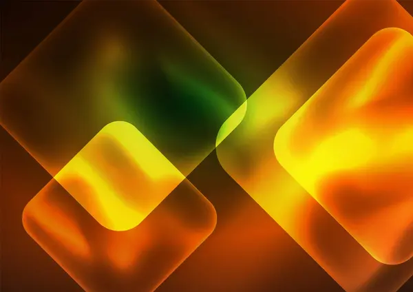 Μοντέρνο Τετράγωνο Θολό Χρώμα Αφηρημένο Φόντο Λαμπερά Φώτα Εικονογράφηση Διάνυσμα — Διανυσματικό Αρχείο