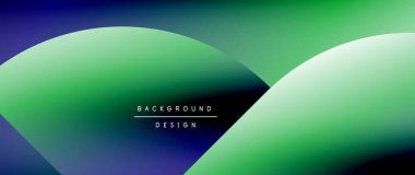 Posterler, kapaklar, afişler, broşürler, web siteleri için parlak renk çemberi ve yuvarlak element minimal geometrik soyut arkaplan