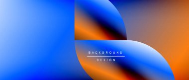 Daireler ve eğimli yuvarlak şekiller. Asgari soyut arkaplan, yuvarlak geometrik şekiller, temiz ve yapılandırılmış tasarım