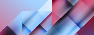 Büyüleyici vektör soyutlaması. Üçgenler büyüleyici dansla kesişiyor, dinamik geometrik zemin hazırlıyorlar. Şekil ve açıların birleşimi modern tasarımın sanatsal senfonisini yaratır.