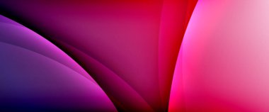 Değişken renk arkaplanındaki dinamik dalgalar. Duvar kağıdı, bayrak, arkaplan, kart, kitap illüstrasyonu için vektör illüstrasyonu, iniş sayfası