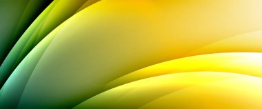 Değişken renk arkaplanındaki dinamik dalgalar. Duvar kağıdı, bayrak, arkaplan, kart, kitap illüstrasyonu için vektör illüstrasyonu, iniş sayfası