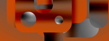 Üçgenler, çizgiler ve yuvarlak şekiller - dinamik geometrik soyut arkaplan. Duvar kağıdı, afiş, arkaplan, iniş sayfası, duvar sanatı, davetiye, baskılar için görsel senfoni