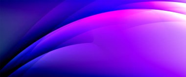 Değişken renk arkaplanındaki dinamik dalgalar. Duvar kağıdı, bayrak, arkaplan, kart, kitap illüstrasyonu için vektör illüstrasyonu, iniş sayfası