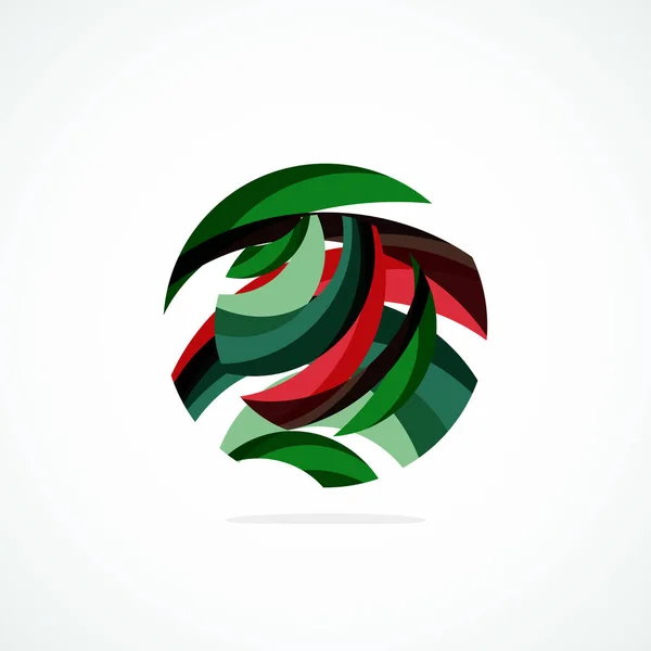 Logo Del Círculo Abstracto Emblema Minimalista Forma Atemporal Universal Del — Vector de stock