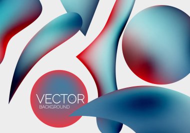 Soyut sıvı kabarcık arkaplanı. Sıvı eğimleri