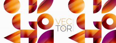 Üçgen ve daire minimalist kompozisyonu. Duvar kağıdı, afiş, arkaplan, iniş sayfası, duvar sanatı, davetiye, baskılar için büyüleyici görsel tasarım geometrik ahenkle buluşur