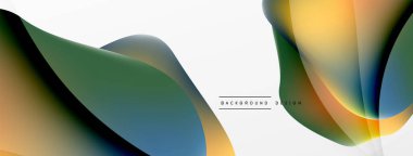 Akışkan renk soyut arkaplanı. Sıvı eğimleri, dalga desenleri. Duvar kağıdı, afiş, arkaplan veya iniş için moda tekno iş şablonu