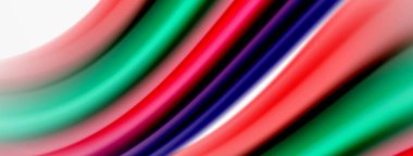 Gökkuşağı rengi ipekten bulanık arka plan beyaz, göz kamaştırıcı bir şekilde canlı arkaplan. Göz kamaştırıcı renk karışımı gökkuşağını, ipeksi ve zarif dalgalı deseni anımsatıyor.