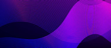 Dinamik dalga geometrik tasarımı. Duvar Kağıdı, Sancak, Arkaplan, Kart, Kitap İllüstrasyonu, İniş Sayfası