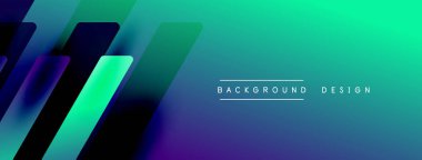 Enerjik geometrik arkaplan harmonik hareket içinde dinamik oklardan oluşan bir dizi içeriyor, hız, çeviklik ve kasıtlı akış duygusunu çağrıştırıyor