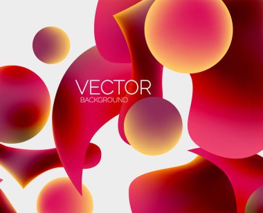 Soyut sıvı kabarcık arkaplanı. Sıvı eğimleri