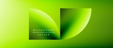 Posterler, kapaklar, afişler, broşürler, web siteleri için parlak renk çemberi ve yuvarlak element minimal geometrik soyut arkaplan