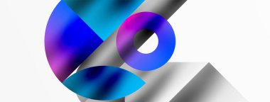 Büyüleyici bir geometrik mozaik desen içinde üçgenlerin, çizgilerin ve dairesel elementlerin sanatsal düzenlenmesi, görsel olarak dinamik ve büyüleyici bir bileşim sunar.