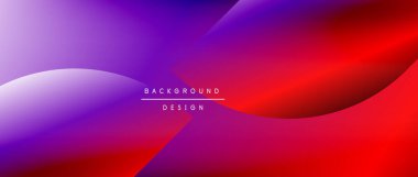 Posterler, kapaklar, afişler, broşürler, web siteleri için parlak renk çemberi ve yuvarlak element minimal geometrik soyut arkaplan