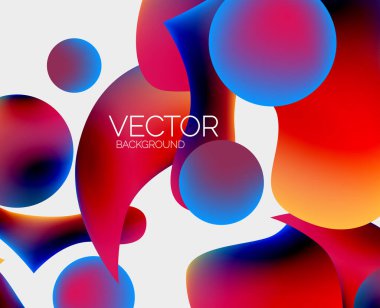 Soyut sıvı kabarcık arkaplanı. Sıvı eğimleri