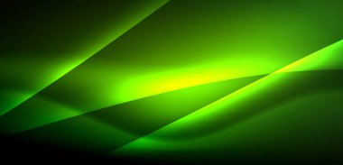 Neon ışıklarının ruhani parıltısında dinamik dalgalar. Hareket akışkanlığı ile neonun ışıl ışıl cazibesini birleştiren kavram, hem canlılığı hem de gelecekteki karmaşıklığı somutlaştıran büyüleyici arka plan.