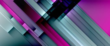 Çizgiler dinamik geometrik arkaplan. Duvar kağıdı, bayrak, arkaplan, kart, kitap illüstrasyonu için vektör illüstrasyonu, iniş sayfası