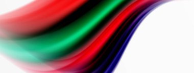 Gökkuşağı rengi ipekten bulanık arka plan beyaz, göz kamaştırıcı bir şekilde canlı arkaplan. Göz kamaştırıcı renk karışımı gökkuşağını, ipeksi ve zarif dalgalı deseni anımsatıyor.