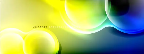 Färg Gradient Skuggor Och Ljuseffekter Bakgrund Linser Facklor Och Cirklar — Stock vektor