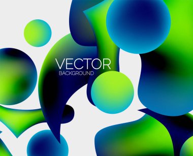 Soyut sıvı kabarcık arkaplanı. Sıvı eğimleri