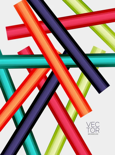 Color Abstracto Líneas Rectas Vector Fondo — Archivo Imágenes Vectoriales
