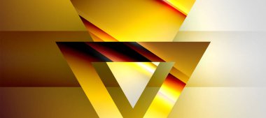 Triangle abstract background with shiny and glossy effects. Vector Illustration For Wallpaper, Banner, Background, Card, Book Illustration, landing page