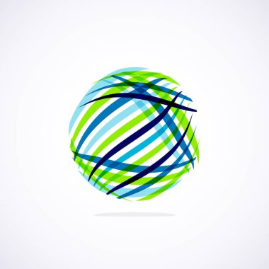 Soyut çember logosu - minimalist amblem, zamansız ve evrensel daire şekli. Benzersiz logo markaların ve kavramların aralığını temsil ediyor, basitliği ve yaratıcılığı tek ve ikonik bir resimde özetliyor