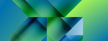 Büyüleyici vektör soyutlaması. Üçgenler büyüleyici dansla kesişiyor, dinamik geometrik zemin hazırlıyorlar. Şekil ve açıların birleşimi modern tasarımın sanatsal senfonisini yaratır.