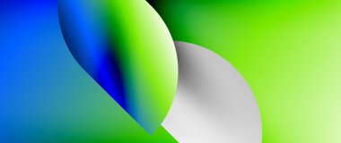 Daireler ve eğimli yuvarlak şekiller. Asgari soyut arkaplan, yuvarlak geometrik şekiller, temiz ve yapılandırılmış tasarım