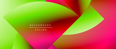 Daireler ve eğimli yuvarlak şekiller. Asgari soyut arkaplan, yuvarlak geometrik şekiller, temiz ve yapılandırılmış tasarım