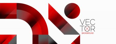 Parlak daire, kare, üçgen minimalist geometrik arkaplanı şekillendirir. Gösterişli, çağdaş tasarım dijital tasarımlar, sunumlar, web sitesi afişleri, sosyal medya paylaşımları için biraz sofistike