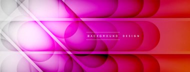 Soyut arkaplan - geometrik bileşim ışık ve gölgelerle oluşturuldu. Teknoloji veya iş dijital şablonu