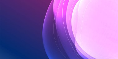 Parlak efektli, şeffaf, akışkan sıvı şekilleri geometrik arka plan. Dalgalı çizgiler yuvarlak. Duvar kağıdı, bayrak, arkaplan, kart, kitap illüstrasyonu için vektör illüstrasyonu, iniş sayfası